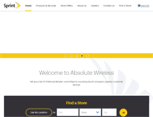 Tablet Screenshot of absolutewireless.net